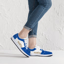 Blue Low Top Shoes