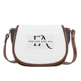 White Saddle HandBag