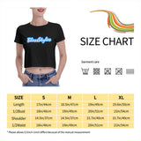 Stretch Crop Shirt Top