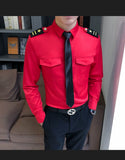 Slim Fit Tie Dress Shirt