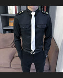 Slim Fit Tie Dress Shirt