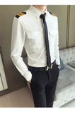 Slim Fit Tie Dress Shirt