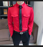 Slim Fit Tie Dress Shirt