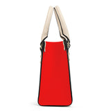 Red Luxury Leather Tote HandBag