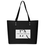 Black Waterproof Leather Handbag