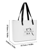 White Waterproof Leather Handbag