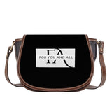Black Saddle HandBag