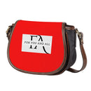 Red Saddle HandBag