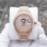 Rose Gold Crystal watch