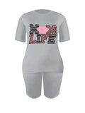 Plus Size Mom Life Shorts