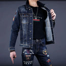 Classic Jeans Jacket Suit