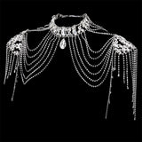 Crystal Wedding Shoulder Chain Necklace