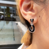 Black Onyx Earring