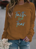 Faith Over Fair Sweatshirt
