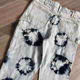Tie Dyed Circle Jeans