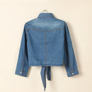 Jean Pocket Front Tie Top