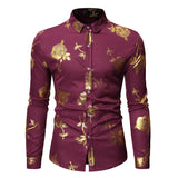 Gold Rose Dress Shirt