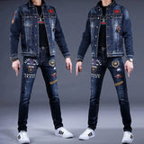Classic Jeans Jacket Suit