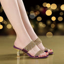 Rhinestone Fine High Heels