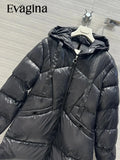 Long Style Warm Down Jacket