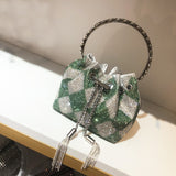 Diamonds Tassel Evening Clutch