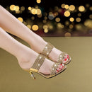 Rhinestones Fine High Heels