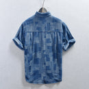 Jeans Plaid Dress Shirt