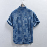 Jeans Plaid Dress Shirt