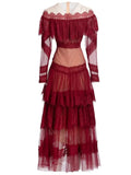 Lace Evening  Long Dresses