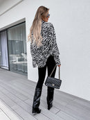 Loose Zebra Top