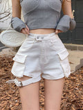 High Waist Four Pocket Shorts