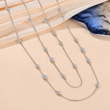 Silver Round Necklace