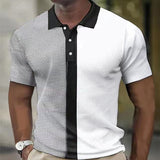 Casual Loose Button Lapel Shirt Top