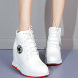 Pumps Genuine Leather Wedge Sneakers