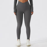 Crossover Pocket  Fitness Leggings