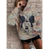 Casual Mickey Mouse Sweater Hoodie