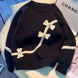 Body Bow Design Sweatshirt