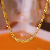 Gold Twist Necklaces