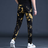 Black And Gold Jeans