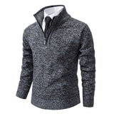 Fleece Zipper Turtleneck