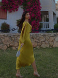 Crop Asymmetrical Split Dress
