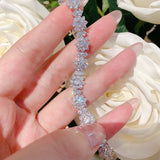 Sunflower Full Moissanite Braclet