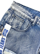 Slim Fit Multi Straps Jeans