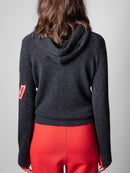 Black Cashmere Hoodie
