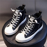 Leather Platform Sneakers