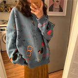 Graffiti Loose Sweatshirt