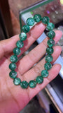 Natural Green Emerald Beads Bracelet