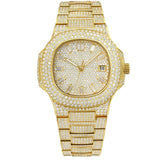 Moissanite Gold Watch