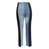 Black Stripe Jeans