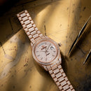 Rose Gold Crystal watch